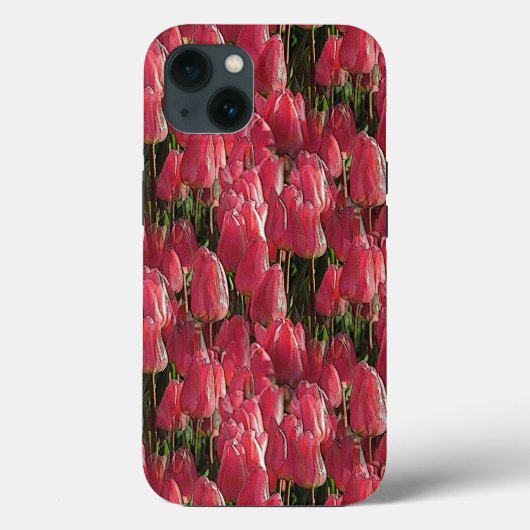  roze tulpen Case-Mate iPhone case (Achterkant)