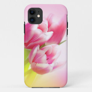 Roze tulpen iPhone 11 hoesje