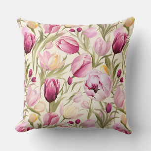 Roze tulpen kussen