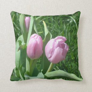 Roze tulpen kussen
