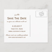 Roze tulpen lente bruiloft opslaan van de datum aankondigingskaart (Achterkant)