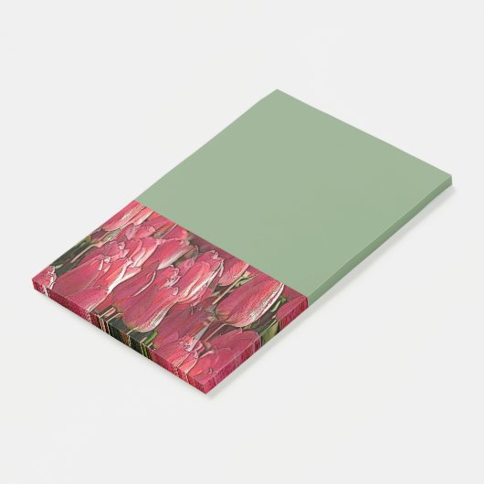  roze tulpen post-it® notes (Schuin)