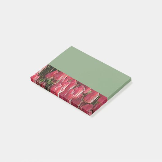  roze tulpen post-it® notes (Schuin)