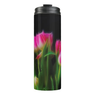 Roze Tulpen Thermal Tumbler Thermosbeker