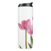 Roze tulpen thermosbeker (Gedraaid links)