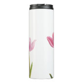 Roze tulpen thermosbeker (Achterkant)