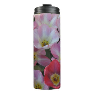 Roze tulpen thermosbeker