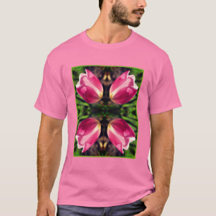 Roze tulpenbloem in zonlicht Abstract T-shirt