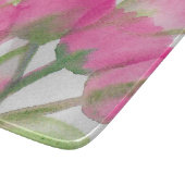 Roze Tulpensnijplank Snijplank (Hoek)