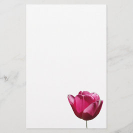 Roze tulppapier briefpapier