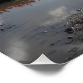 Roze Tulps Field Reflected Landscape Poster Perfect Poster (Hoek)