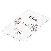 Roze tulpwasmachine - Vuile magneten (Linkerzijde)