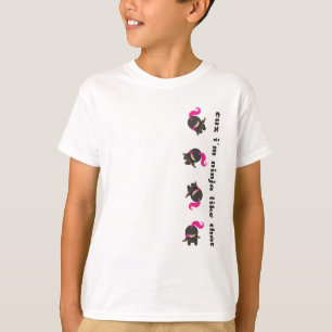 Roze Tumbling Ninja T-shirt