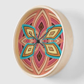 Roze, turquoise en gele kleur spiraal (Hoek)