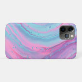 Roze turquoise Paarse werveling Case-Mate iPhone Case (Achterkant (horizontaal))