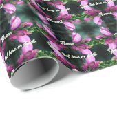 Roze turtlehead ventilator Sluiten Aangepast Cadeaupapier (Rol Hoek)