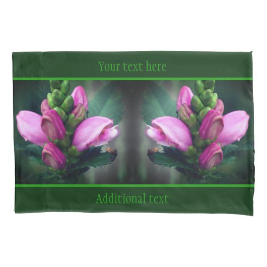 Roze turtlehead ventilator Sluiten Aangepast Kussensloop (Voorkant)