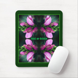 Roze turtlehead ventilator Sluiten Aangepast Muismat