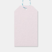 Roze Twinkle Lights Gift Label Cadeaulabel (Achterkant)