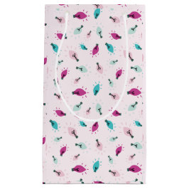 Roze Twinkle Lights Kleine Gift Bag Klein Cadeauzakje