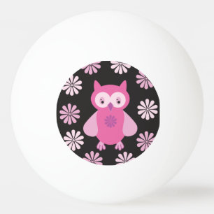 Roze uil pingpongballen
