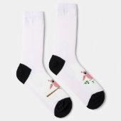 Roze Uil Soks Sokken (Rechts)