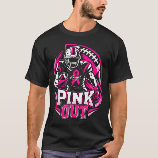 Roze uitdaging borstkanker bewustzijn amerikaans t-shirt