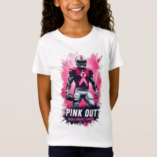 Roze uitdaging om borstkankerbewustzijn te tackele t-shirt