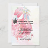 Roze uitnodiging voor weddenschappen (Voorkant)