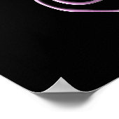 Roze Unalome Poster (Hoek)