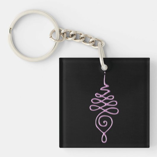 Roze Unalome Sleutelhanger (Voorkant)