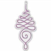 Roze Unalome  Sticker (Voorkant)