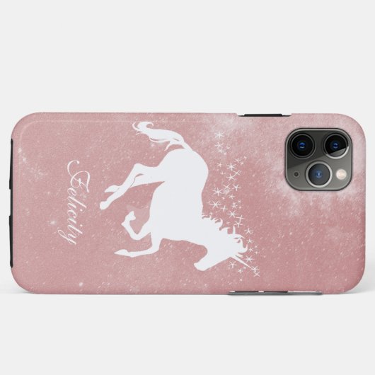 Roze Unicorn - Aangepast Case-Mate iPhone Case (Achterkant (horizontaal))