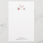 Roze Unicorn - aangepaste artikelen Briefpapier (Voorkant)