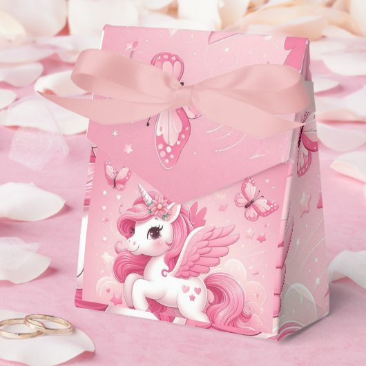 roze unicorn bedankdoosjes (Huwelijk)