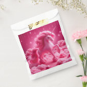 roze unicorn bedankzakje (Gezegeld)