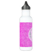 Roze Unicorn Glitter Speciaal Waterfles (Links)