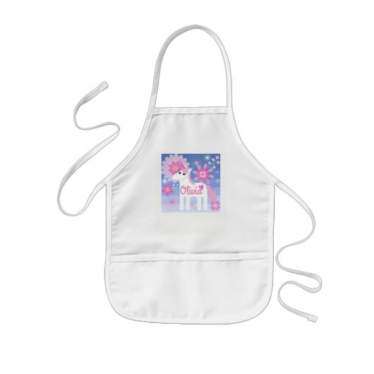  Roze Unicorn Kinder Apron Schort (Voorkant)
