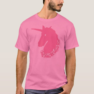 Roze Unicorn met Skulls T-shirt