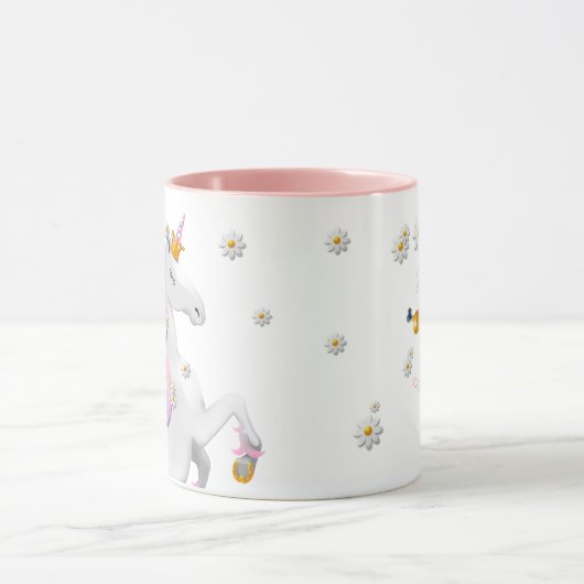 Roze Unicorn Mok (Midden)