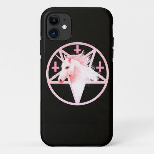 Roze Unicorn Pentagram Hoesje