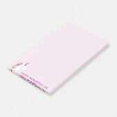 Roze Unicorn Post-it® Notes (Schuin)