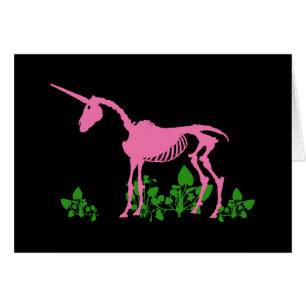Roze Unicorn Skeleton