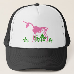 Roze Unicorn Skeleton Trucker Pet
