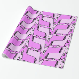 Roze Unicorns Cadeaupapier