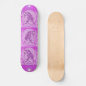 Roze Unicorns Skateboard (Voorkant)