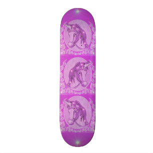 Roze Unicorns Skateboard