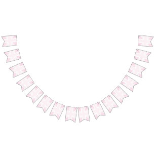 Roze Uniefactrice Flag Bunting Vlaggetjes