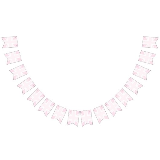 Roze Uniefactrice Flag Bunting Vlaggetjes (Alle)