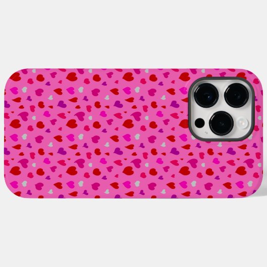 Roze V-Dag Case-Mate iPhone Case (Achterkant (horizontaal))
